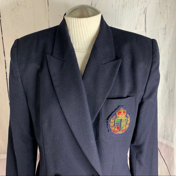 Vintage Crest Blazer Casual Corner 10 Pure… - Picture 8 of 11